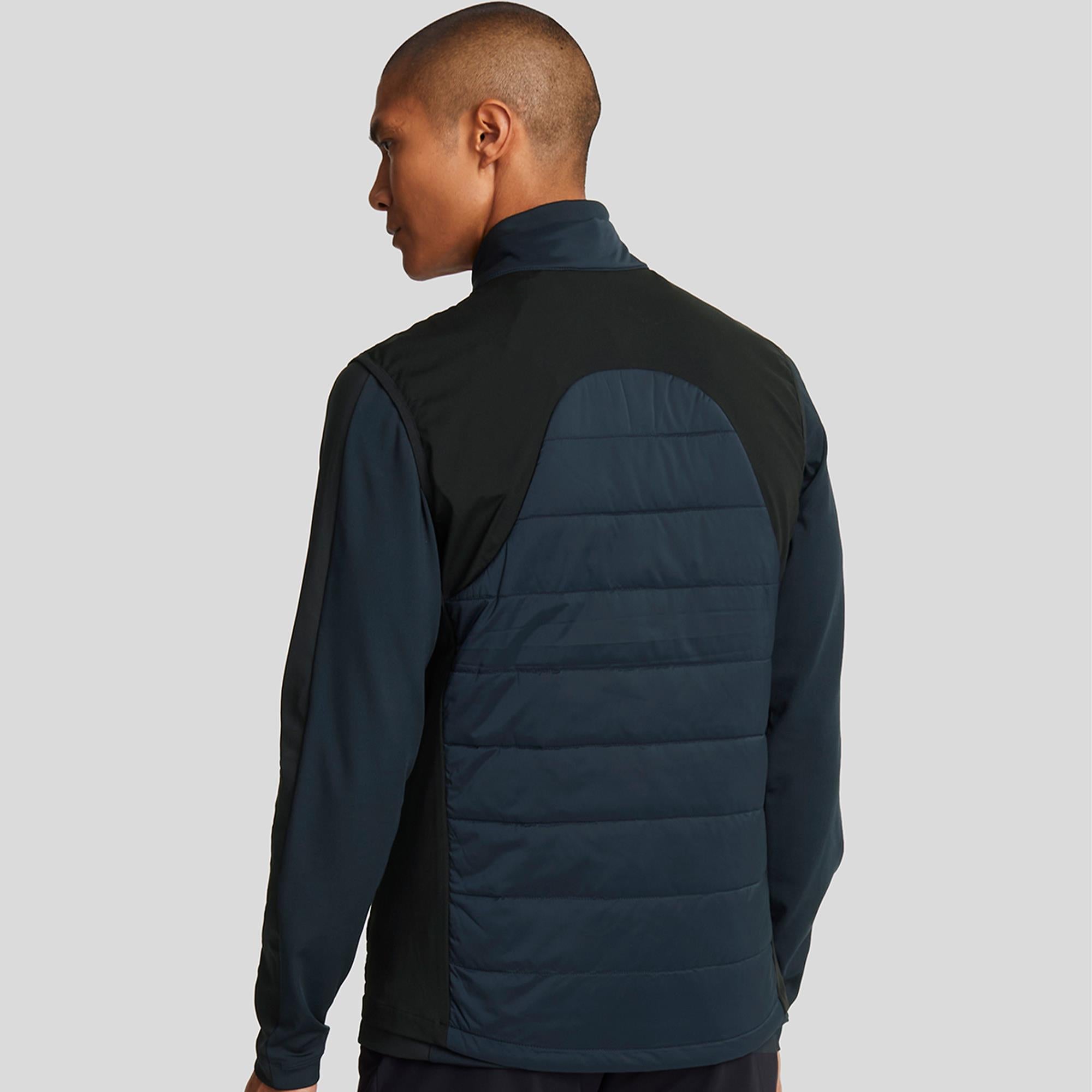 Lyle & Scott Wadded Mens Golf Gilet Dark Navy